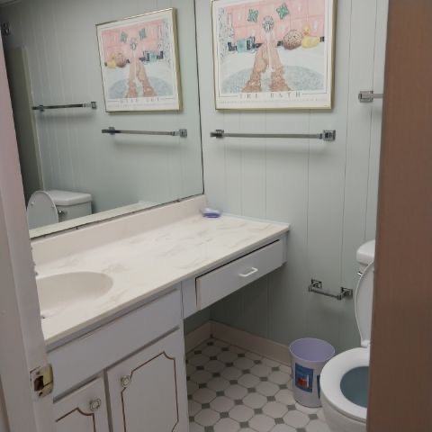 Bathroom vanity and sink